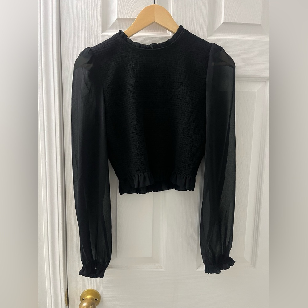 Wilfred black tempest top